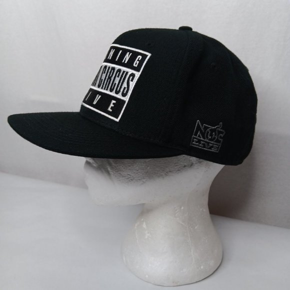 Warning Nitro Circus Live Cap Black NOC Hat Embroidered Snap Back READ - Picture 3 of 9